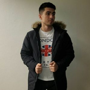 French Connection Flux Fur Hood Parka Jacket XS/S